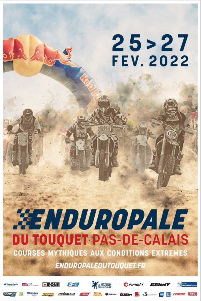 Le programme de l'Enduropale du Touquet 2022 Pilote de Sable
