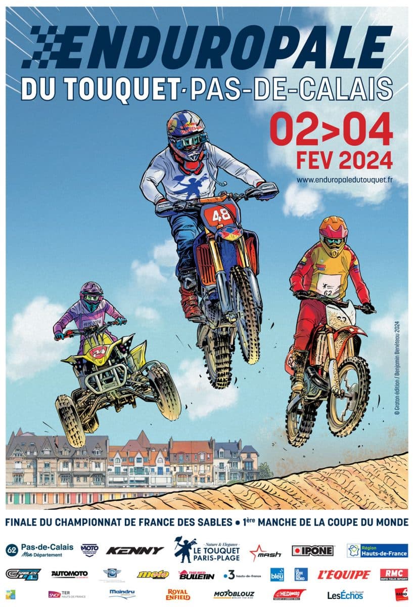 Le programme de l'Enduropale du Touquet 2024 Pilote de Sable