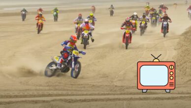 Pilotes au départ de l'Enduropale du Touquet 2025, retransmission tv en direct