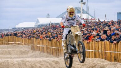 Florian Miot vainqueur de l’Enduro Vintage 2026 lors de l’Enduropale du Touquet